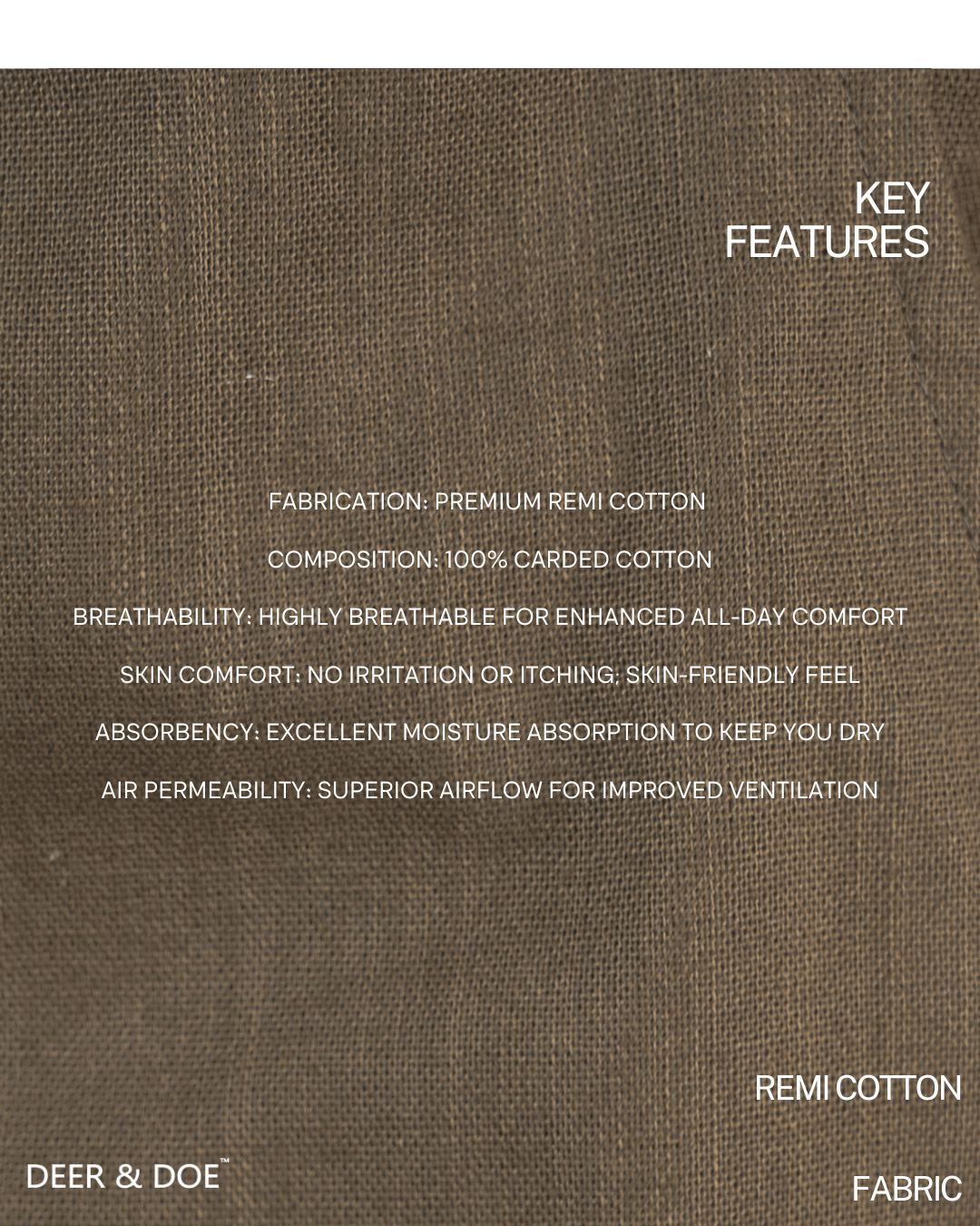 PREMIUM REMI COTTON BAGGY TROUSERS - UNISEX (OLIVE) - DEER & DOE