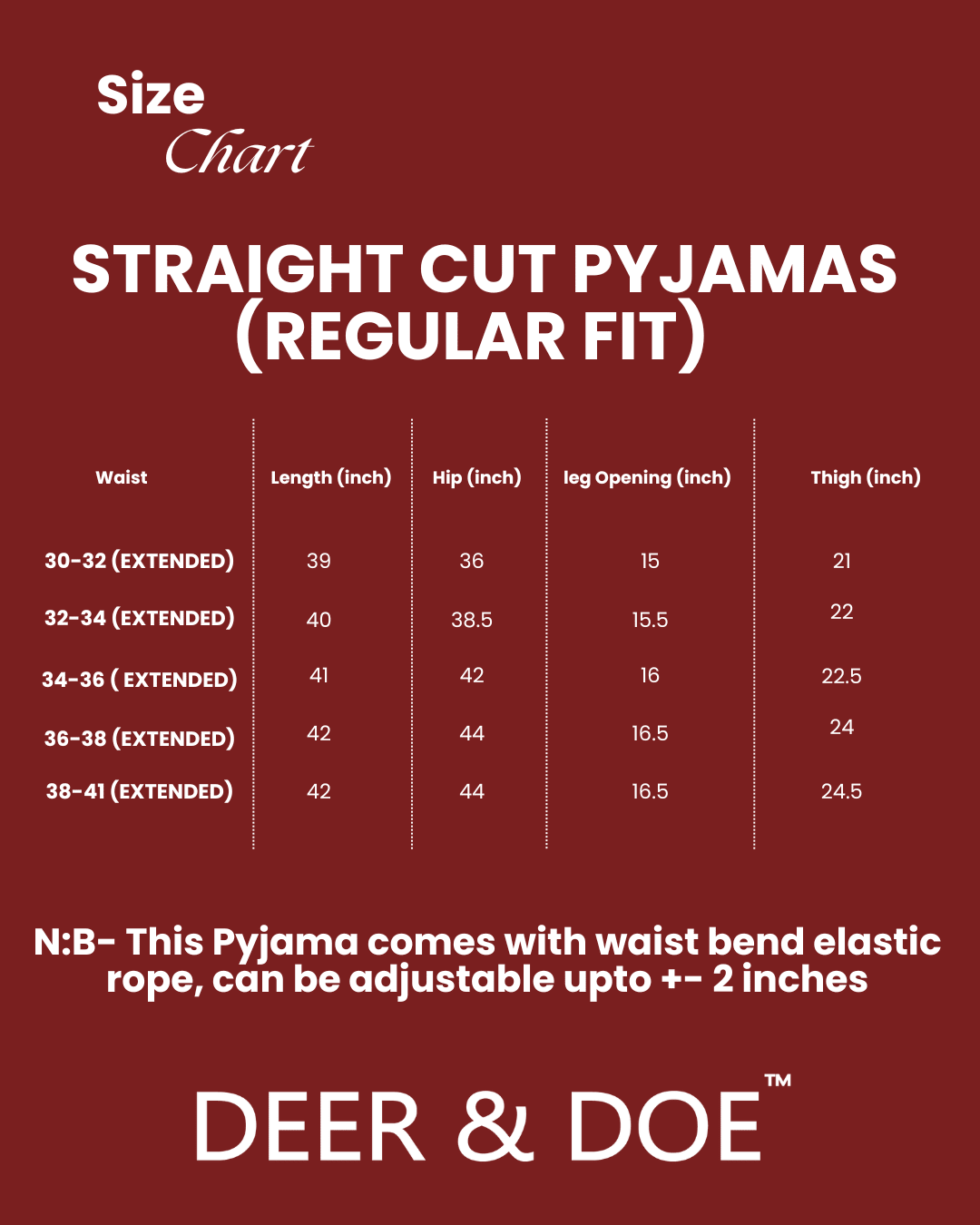 PREMIUM REMI COTTON PYJAMAS-STRAIGHT CUT-REGULAR FIT-WHITE - DEER & DOE