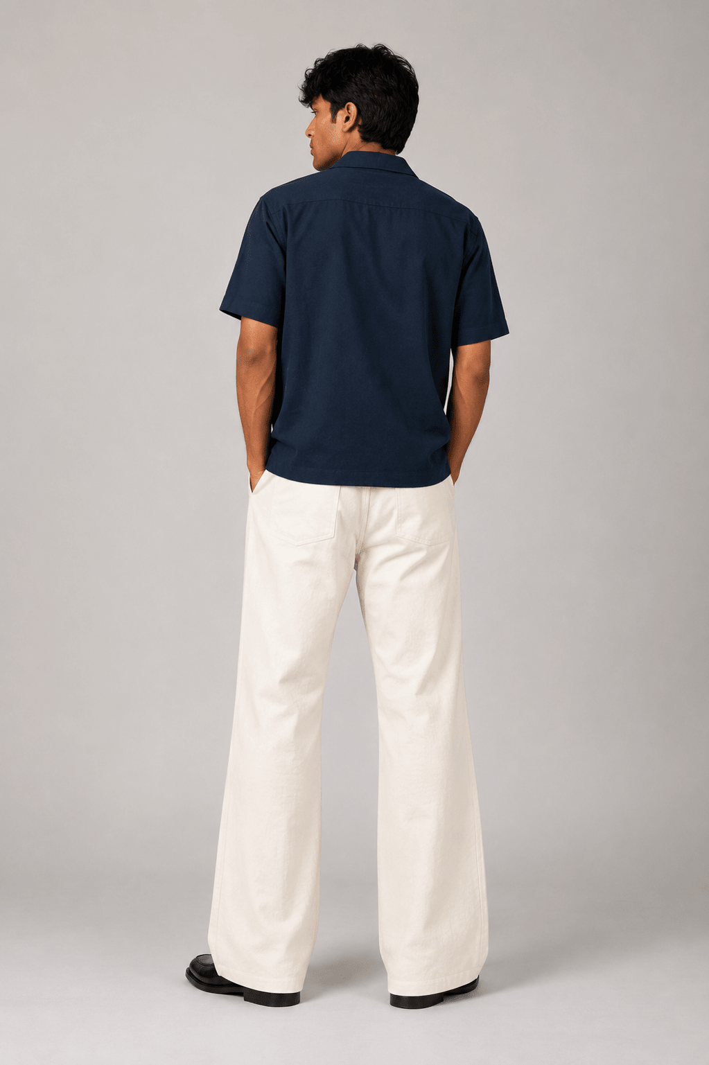 PREMIUM REMI COTTON FLARED TROUSERS- UNISEX - DEER & DOE