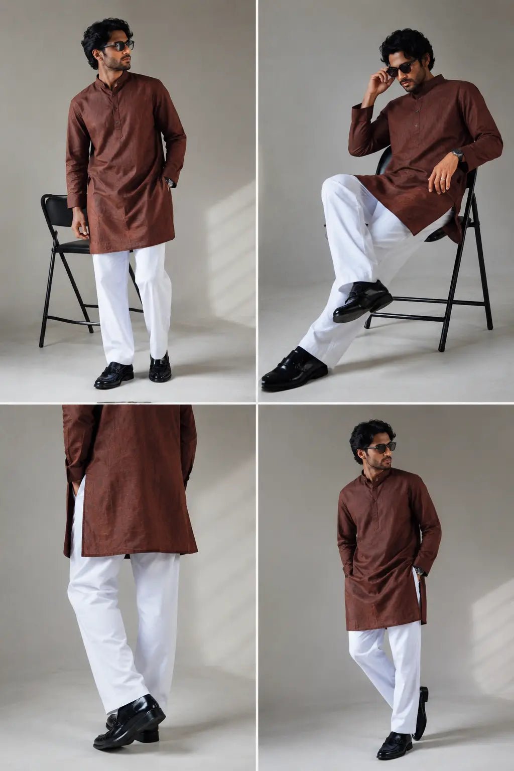 PREMIUM REMI COTTON PYJAMAS-STRAIGHT CUT-REGULAR FIT-WHITE - DEER & DOE