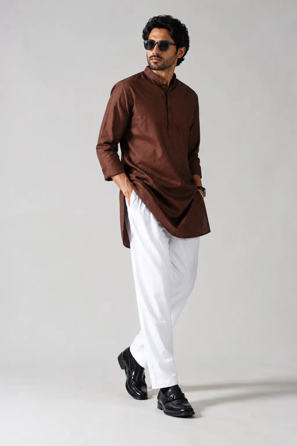 PREMIUM REMI COTTON PYJAMAS-STRAIGHT CUT-REGULAR FIT-WHITE - DEER & DOE