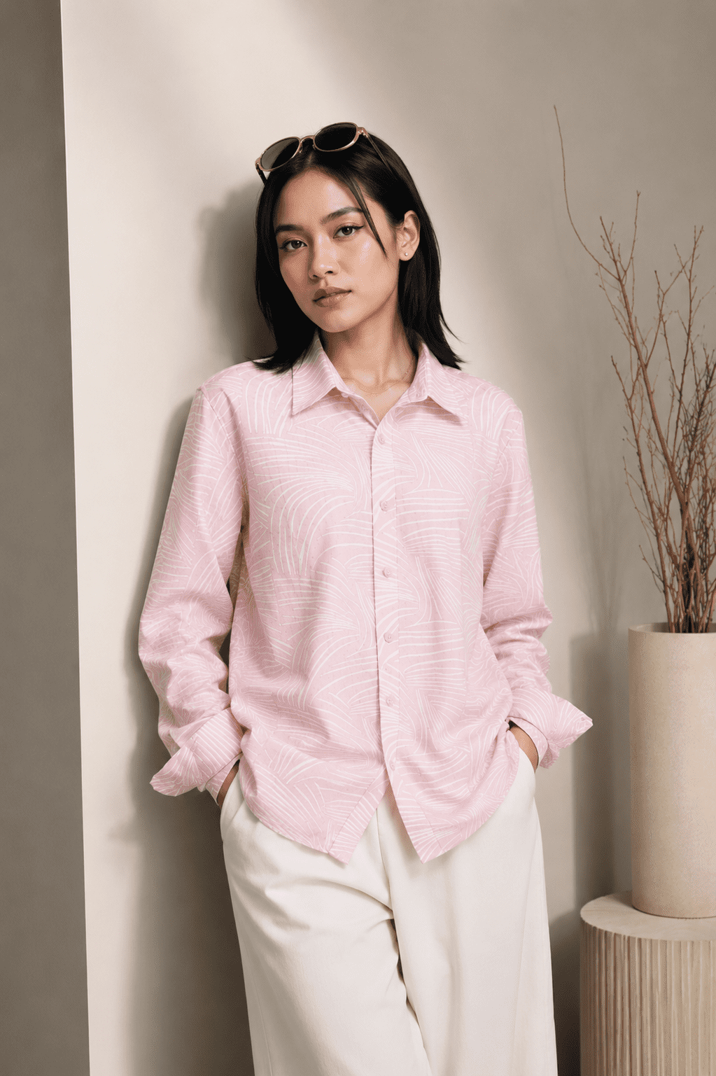 HORIZN-MARTIN PINK SHIRT - DEER & DOE