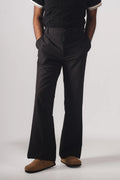 UNISEX CORTEZ TAILORED FLARED PANTS- BLACK (WINTER EDITION)