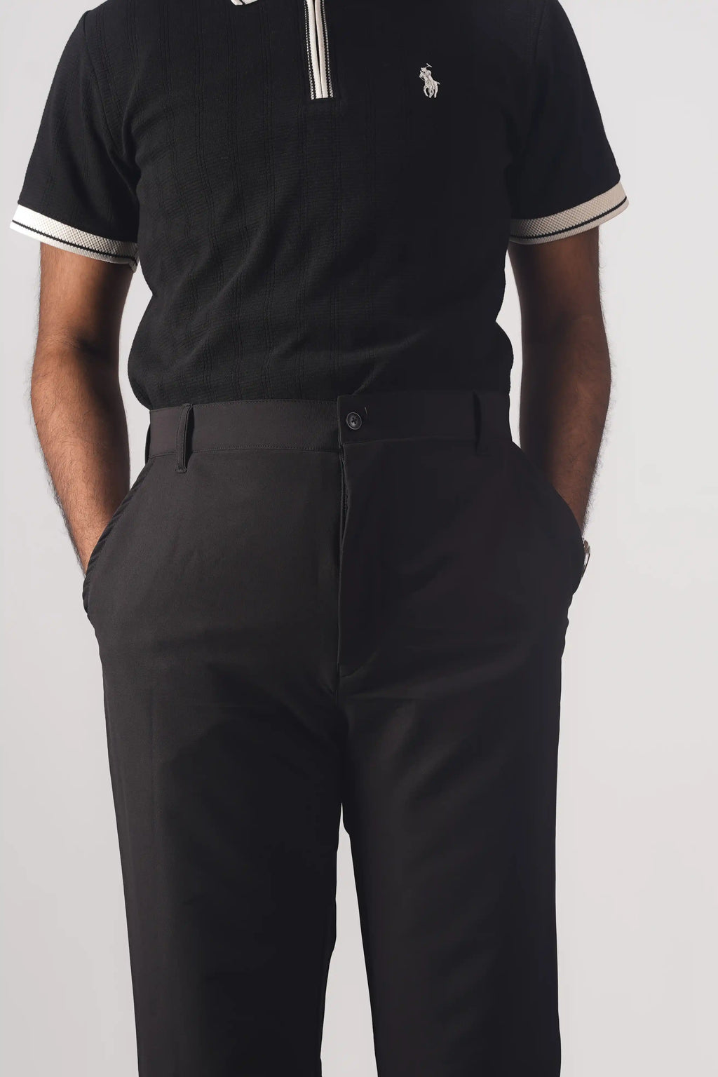 UNISEX CORTEZ TAILORED FLARED PANTS- BLACK (WINTER EDITION)