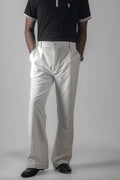 UNISEX CORTEZ TAILORED FLARED PANTS- OFF WHITE (WINTER EDITION)