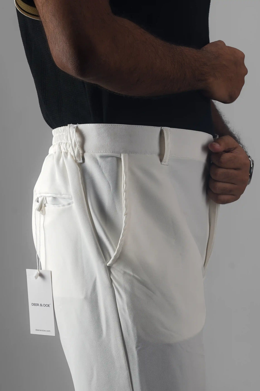 UNISEX CORTEZ TAILORED FLARED PANTS- OFF WHITE (WINTER EDITION)