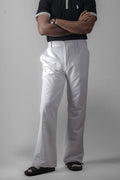 UNISEX CORTEZ TAILORED FLARED PANTS- WHITE (WINTER EDITION)