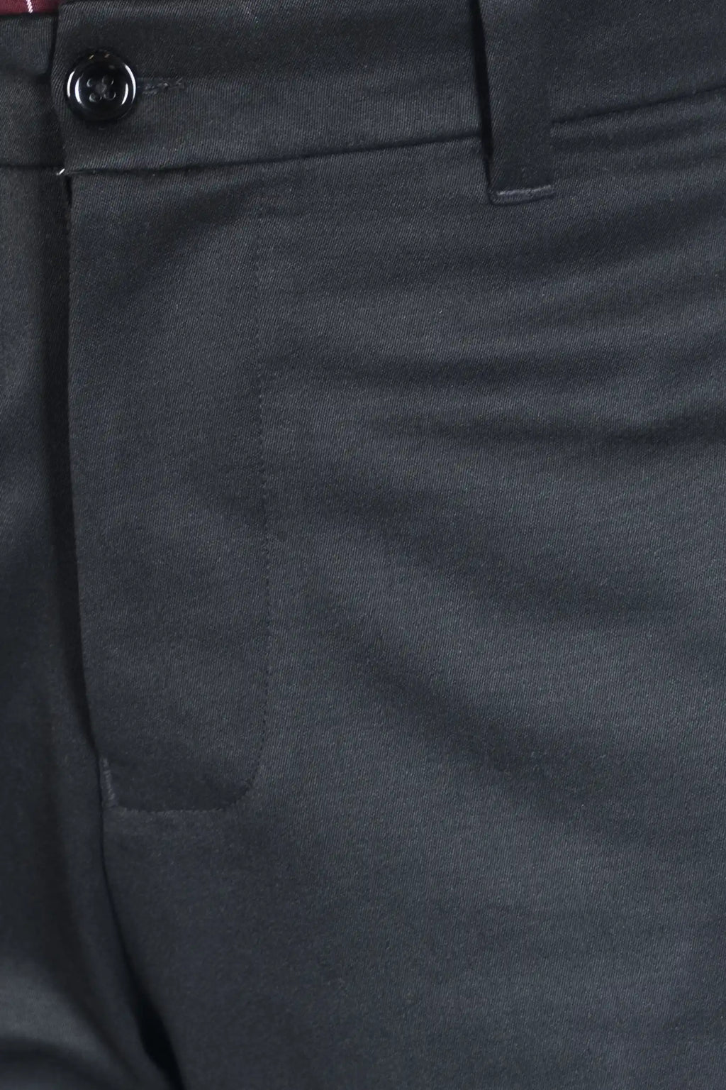 FORMAL PANTS - BELT LOOP - STRAIGTH CUT NARROW - BLACK - DEER & DOE