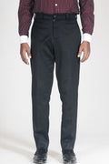 FORMAL PANTS - BELT LOOP - STRAIGTH CUT NARROW - BLACK - DEER & DOE