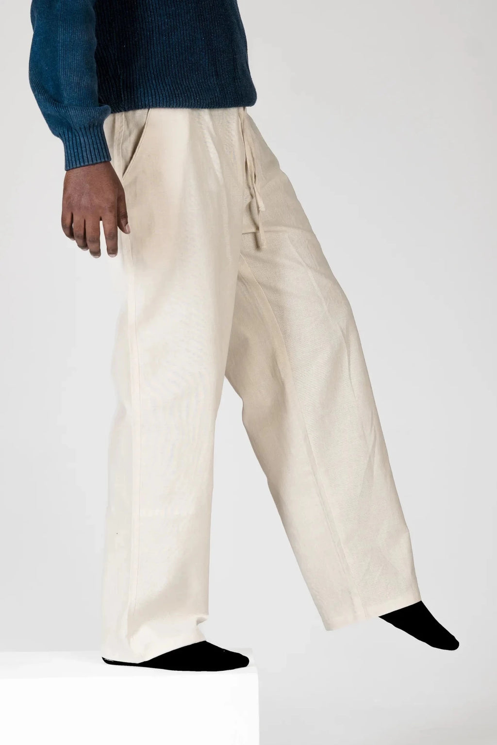 PREMIUM REMI COTTON BAGGY TROUSERS- UNISEX - DEER & DOE