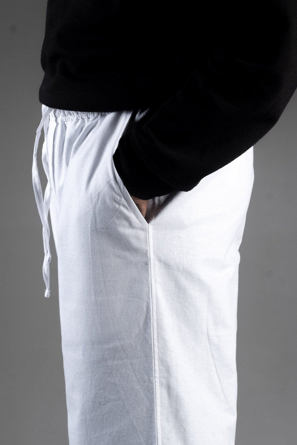 PREMIUM COTTON SLUB BAGGY TROUSERS- UNISEX - DEER & DOE
