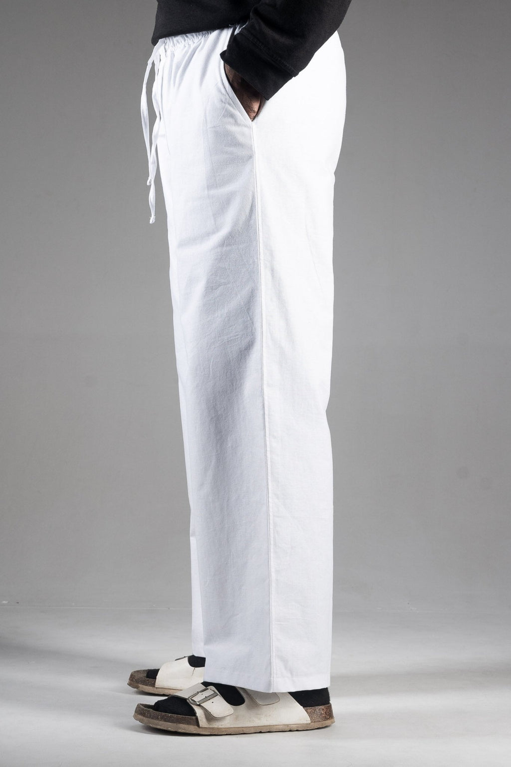 PREMIUM COTTON SLUB BAGGY TROUSERS - UNISEX - DEER & DOE
