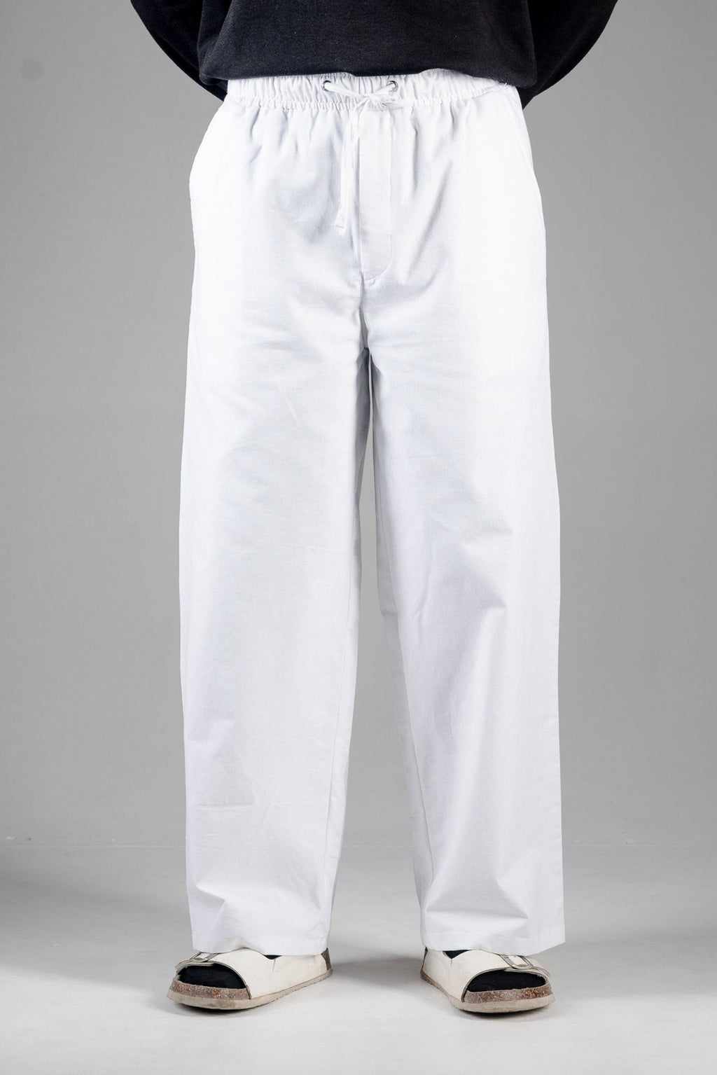 PREMIUM COTTON SLUB BAGGY TROUSERS - UNISEX - DEER & DOE