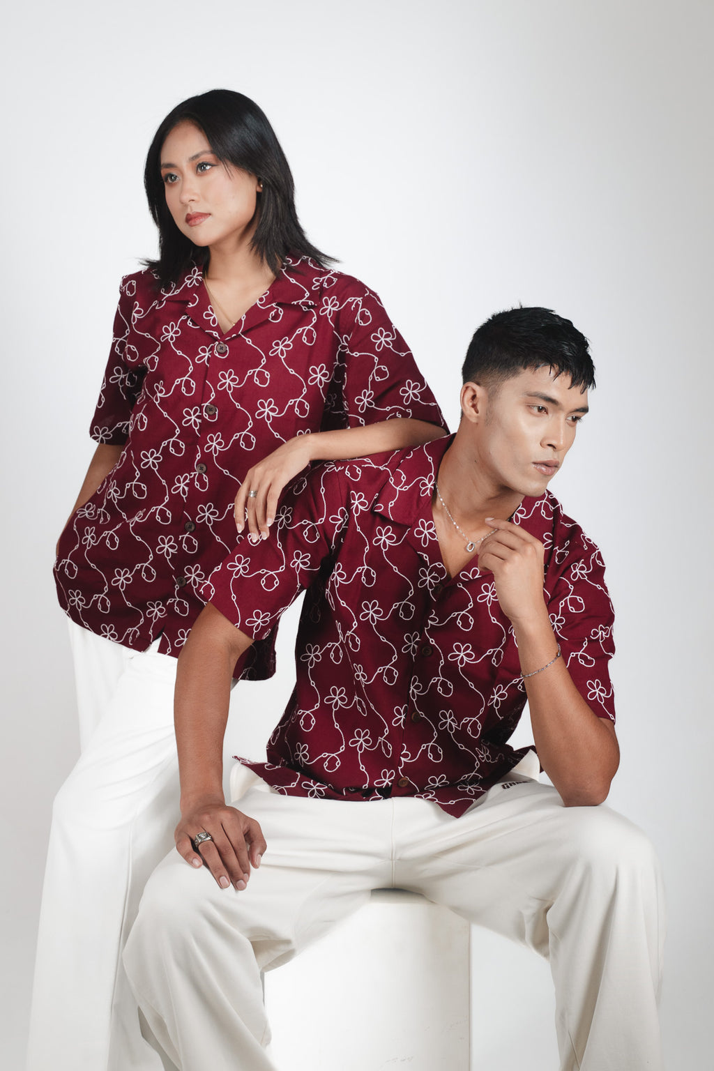 HAVANA DRIFT– JAFRAN MAROON SHIRT
