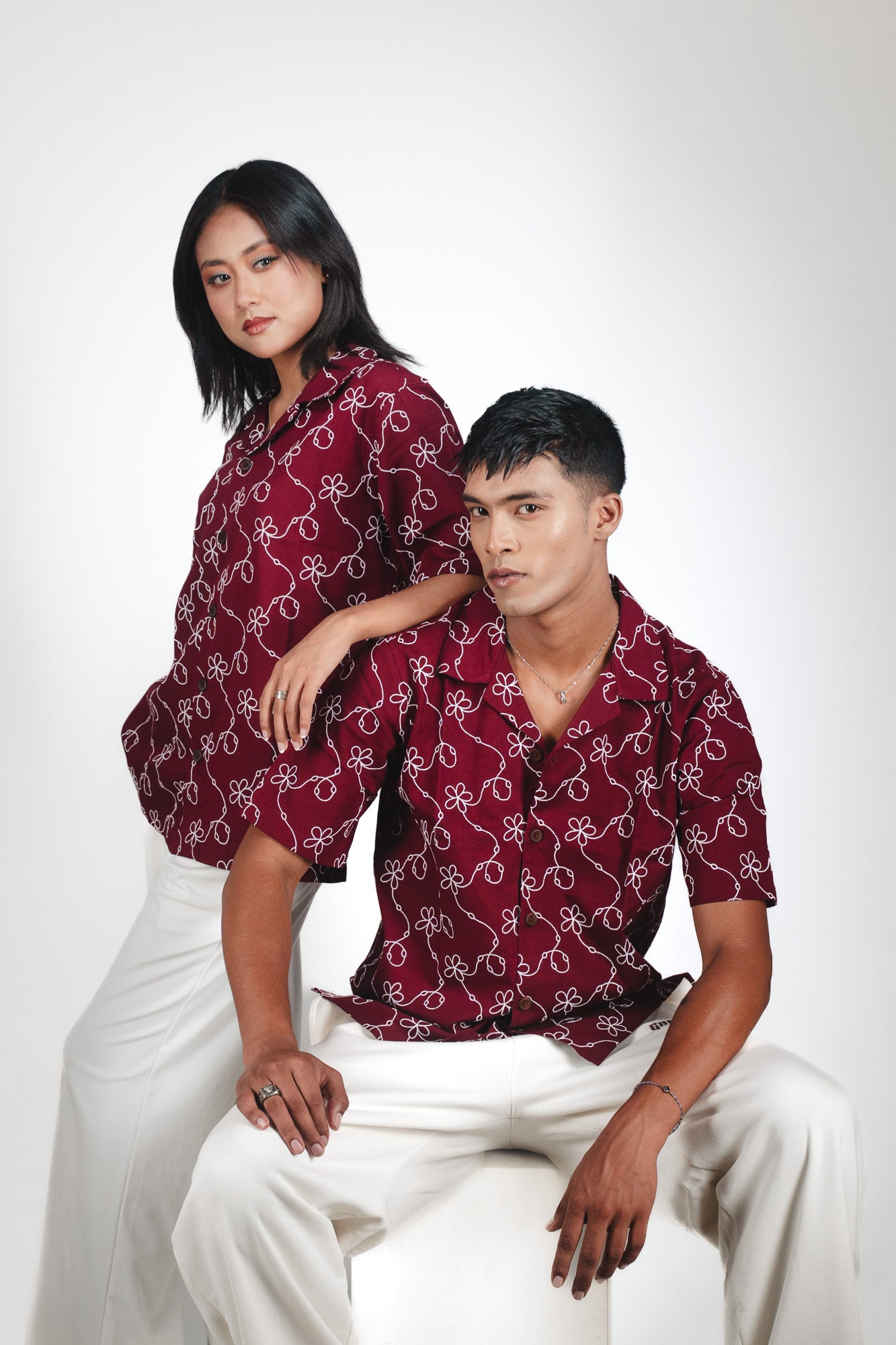 HAVANA DRIFT– JAFRAN MAROON SHIRT