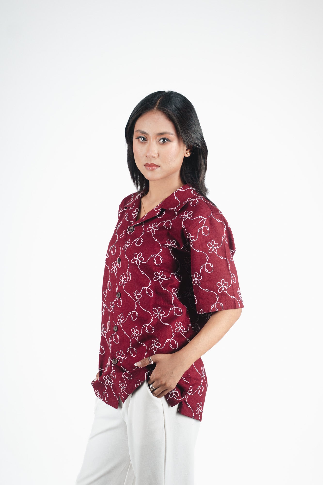 HAVANA DRIFT– JAFRAN MAROON SHIRT
