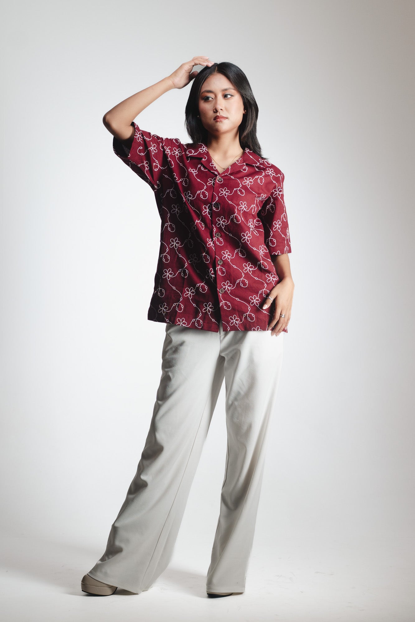 HAVANA DRIFT– JAFRAN MAROON SHIRT
