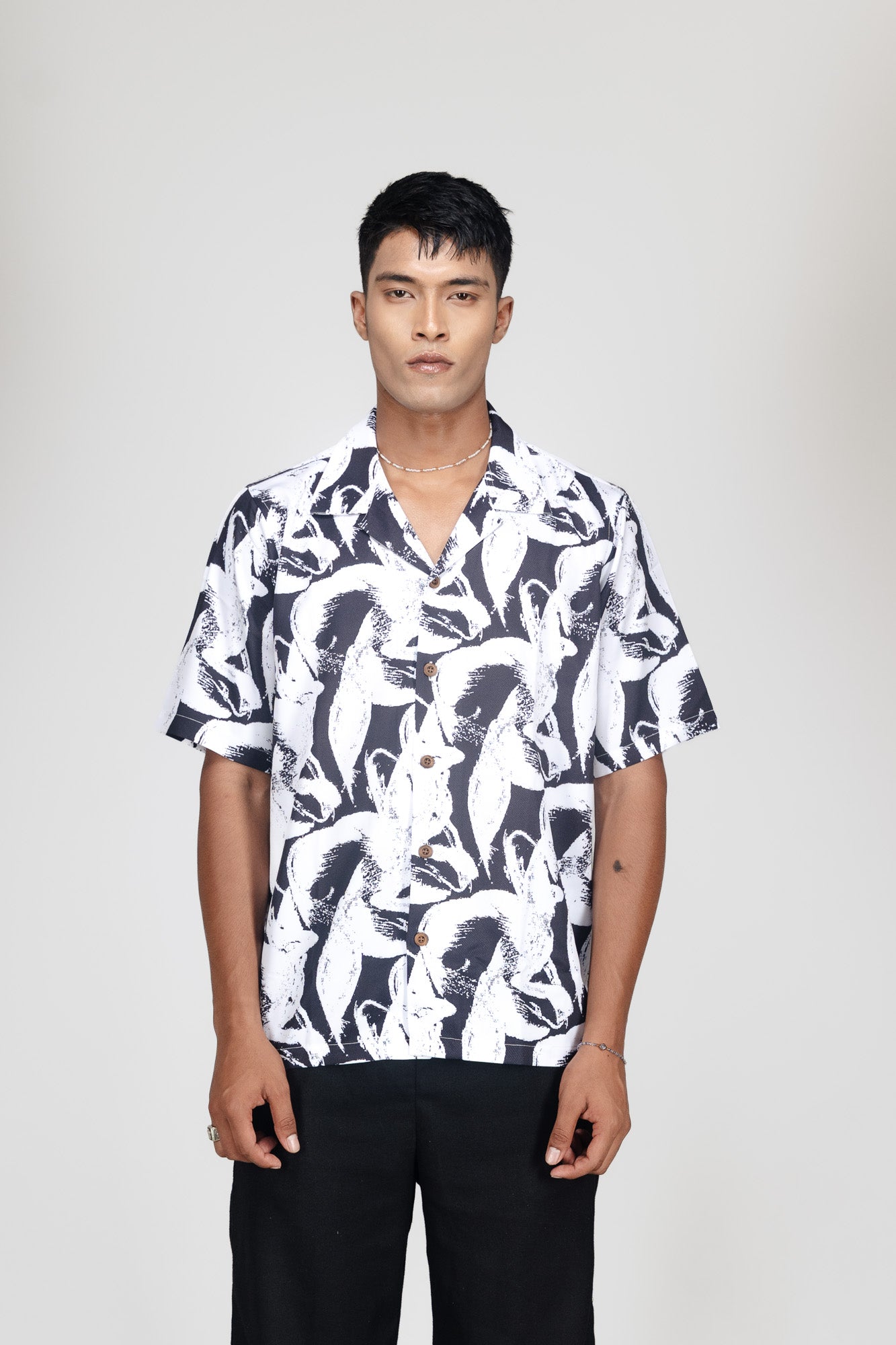 OBSIDIAN DRIFT– FOG BLACK SHIRT