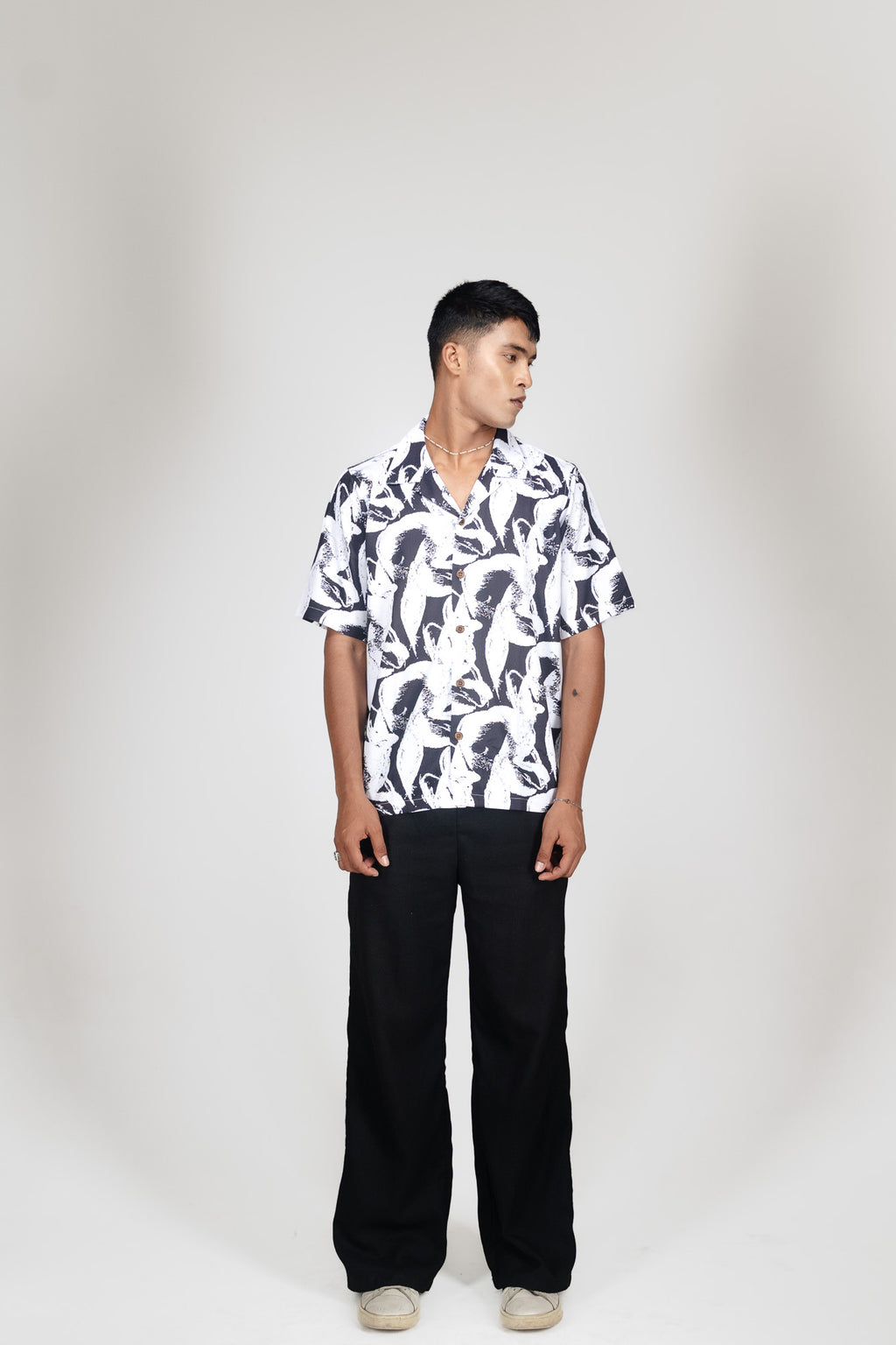 OBSIDIAN DRIFT– FOG BLACK SHIRT