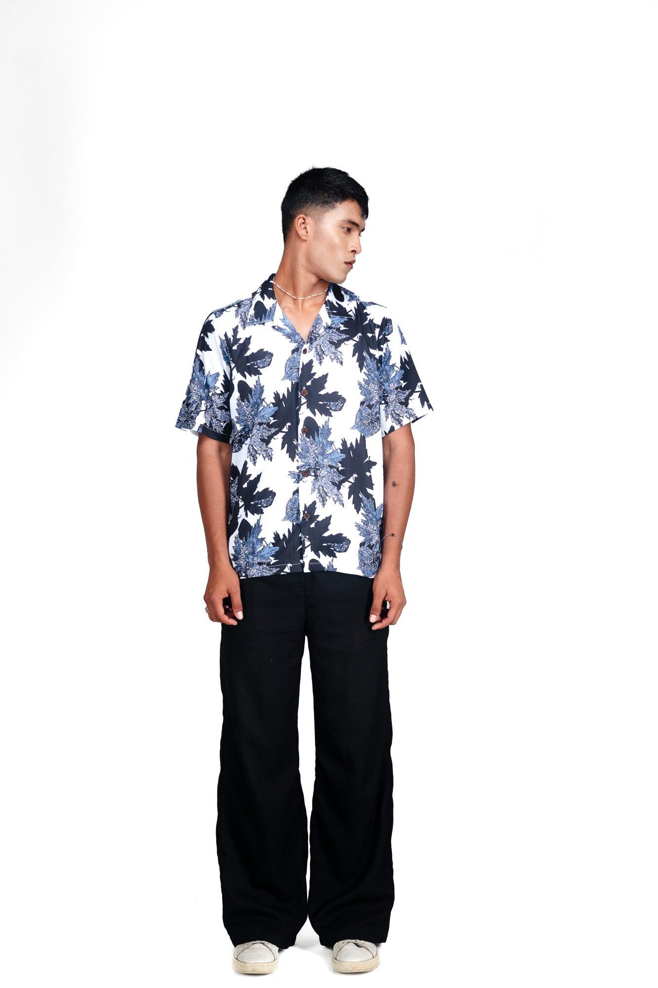BALI COAST– MAPLE BLUE SHIRT - DEER & DOE