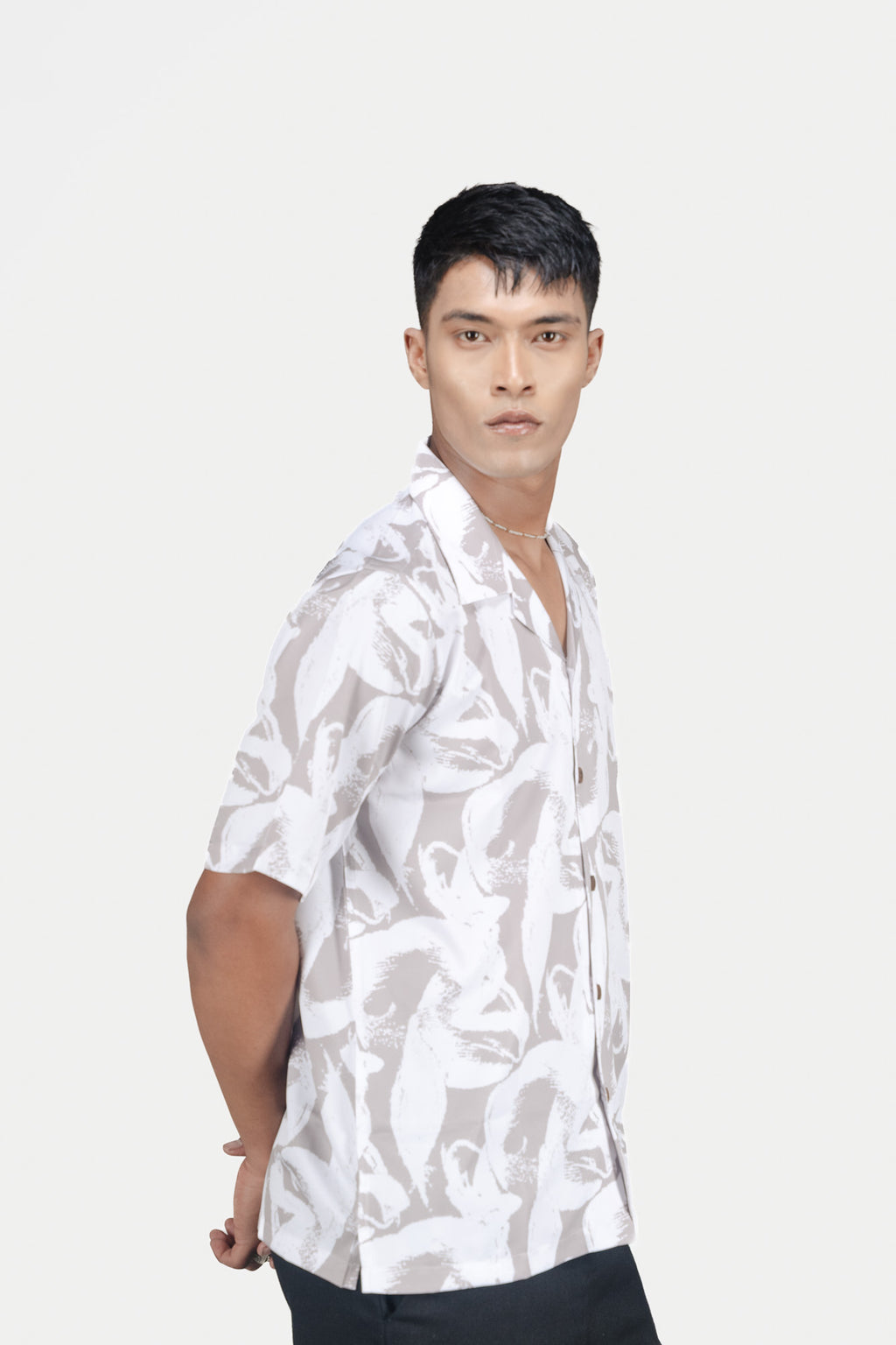 OBSIDIAN DRIFT– FOG SOIL SHIRT