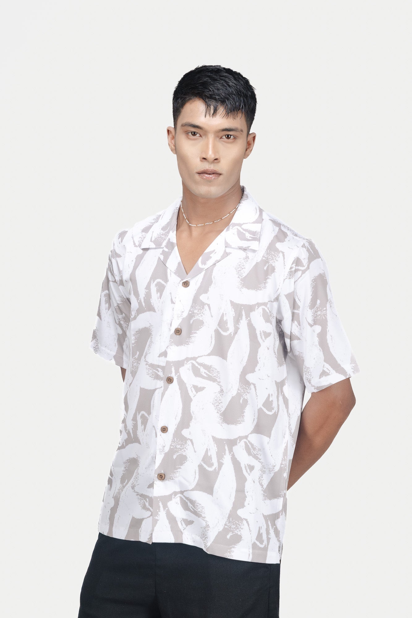 OBSIDIAN DRIFT– FOG SOIL SHIRT