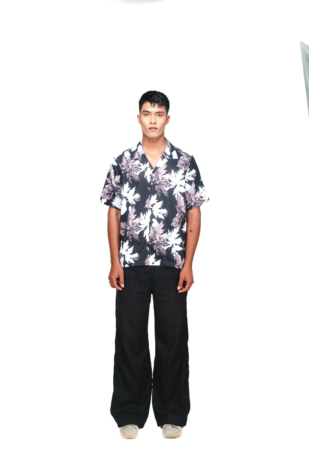 BALI COAST– MAPLE BLACK SHIRT - DEER & DOE