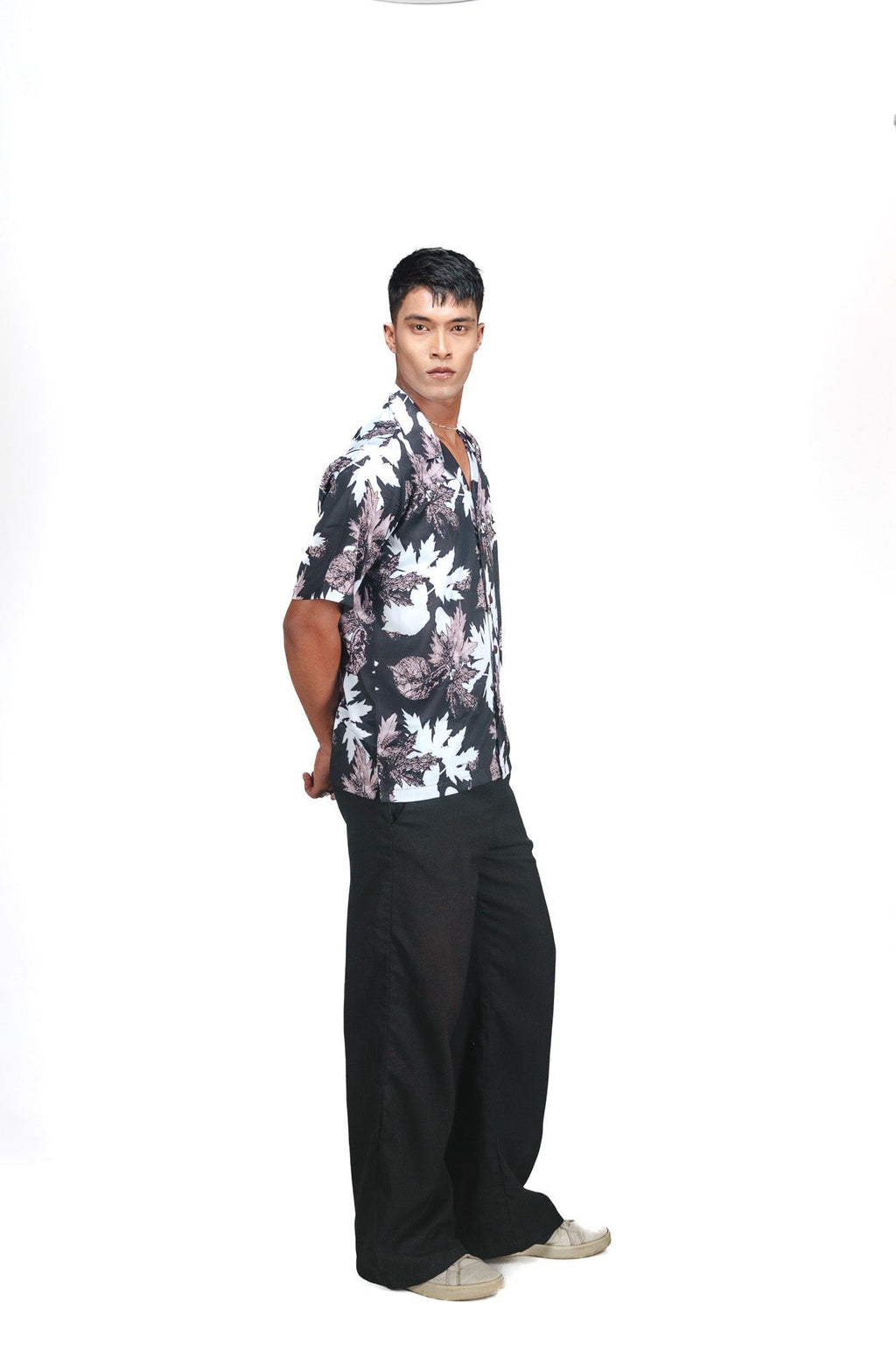 BALI COAST– MAPLE BLACK SHIRT - DEER & DOE