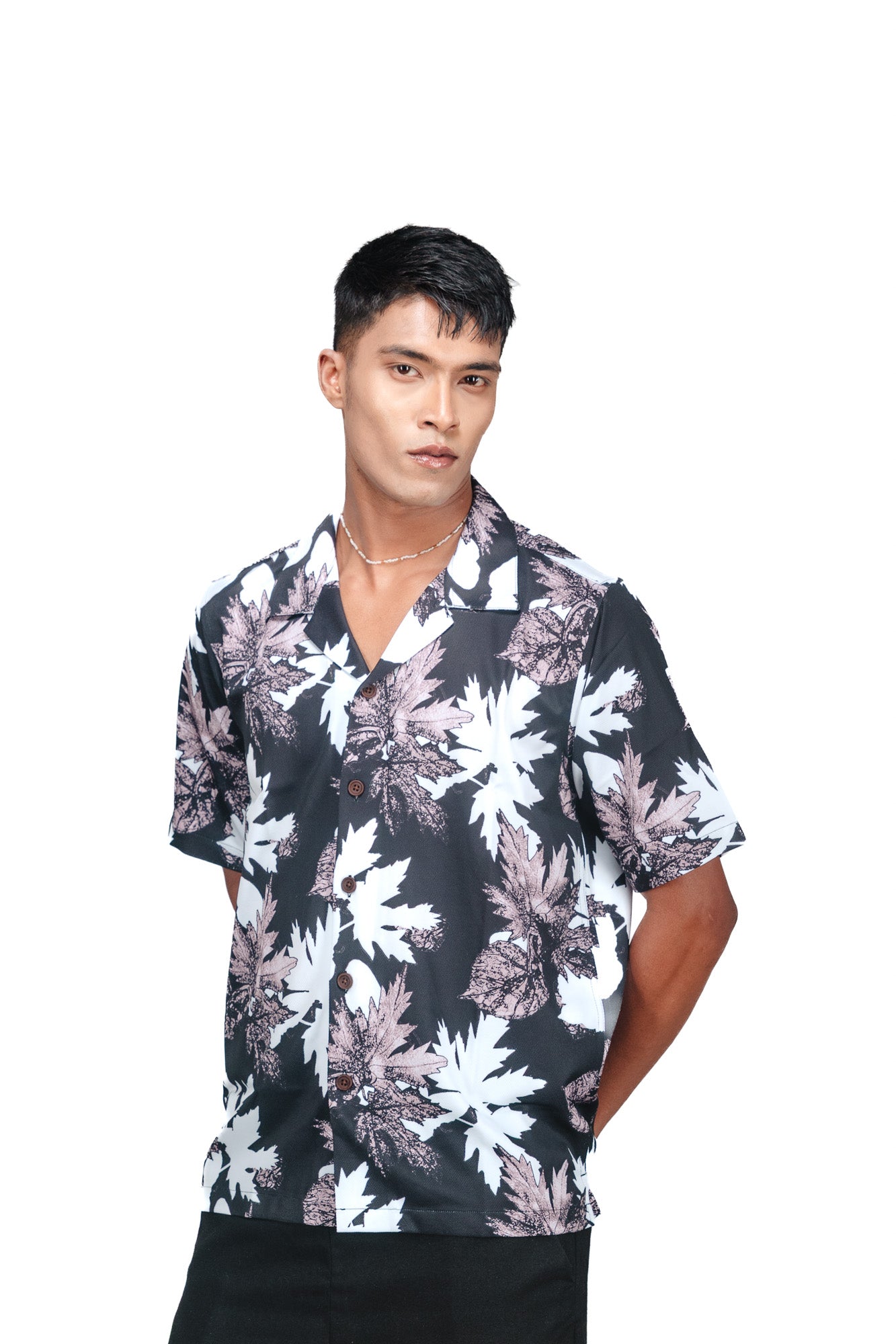 BALI COAST– MAPLE BLACK SHIRT