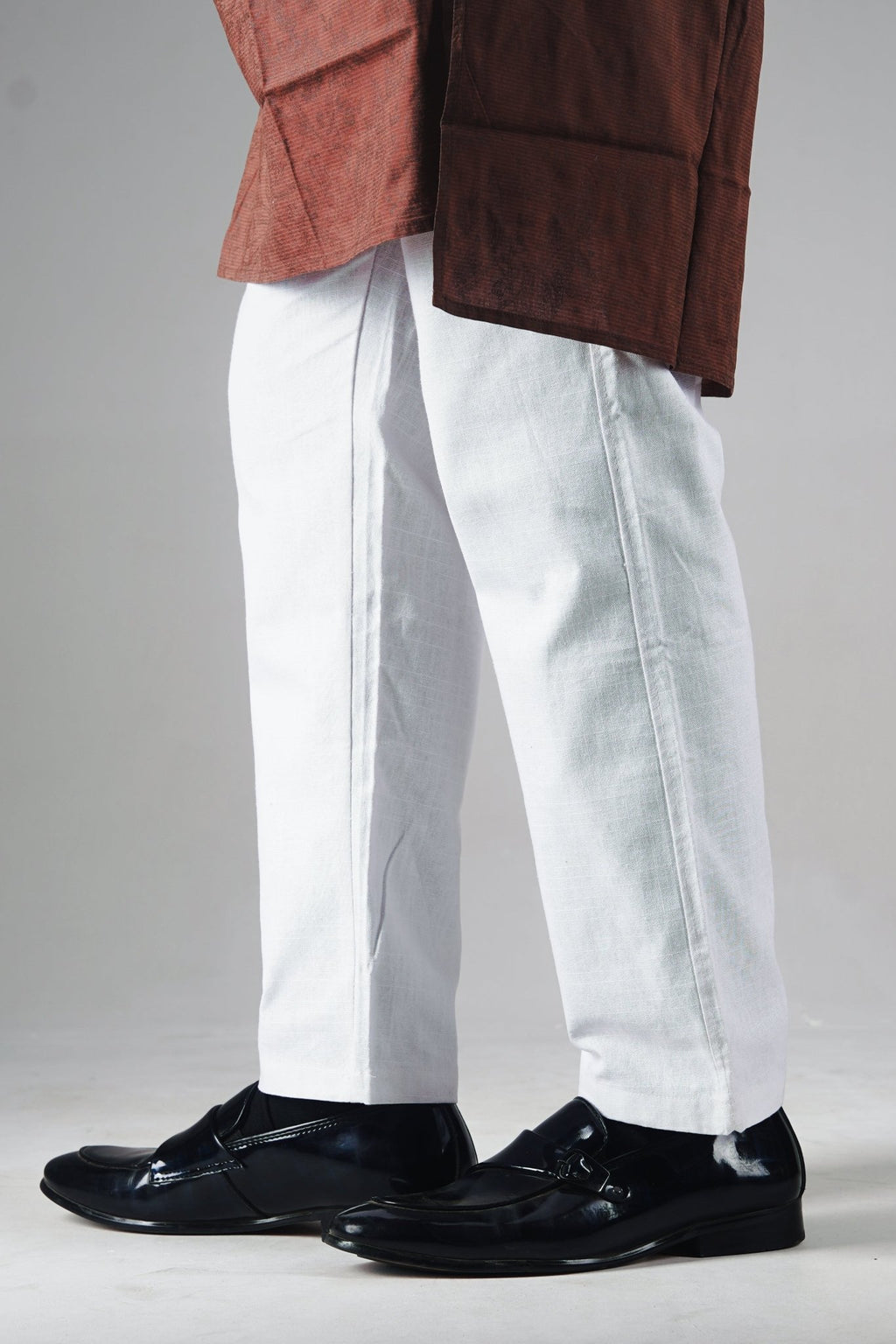 PREMIUM REMI COTTON PYJAMAS - STRAIGHT CUT - REGULAR FIT - WHITE - DEER & DOE