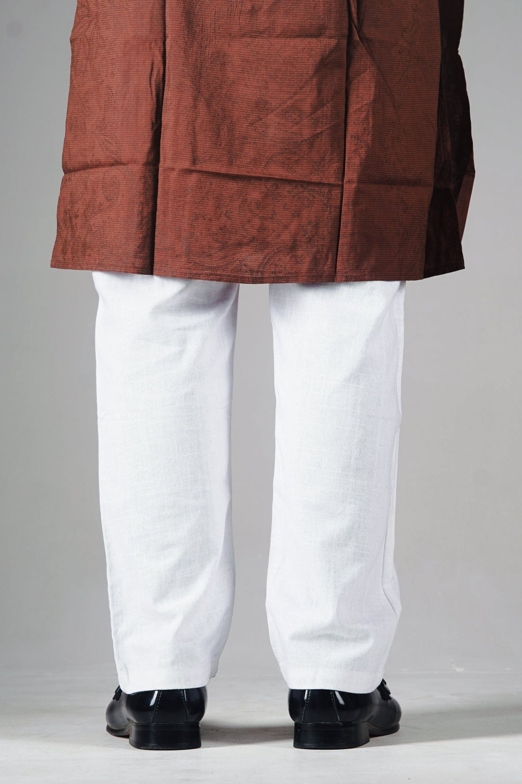 PREMIUM REMI COTTON PYJAMAS - STRAIGHT CUT - REGULAR FIT - WHITE - DEER & DOE