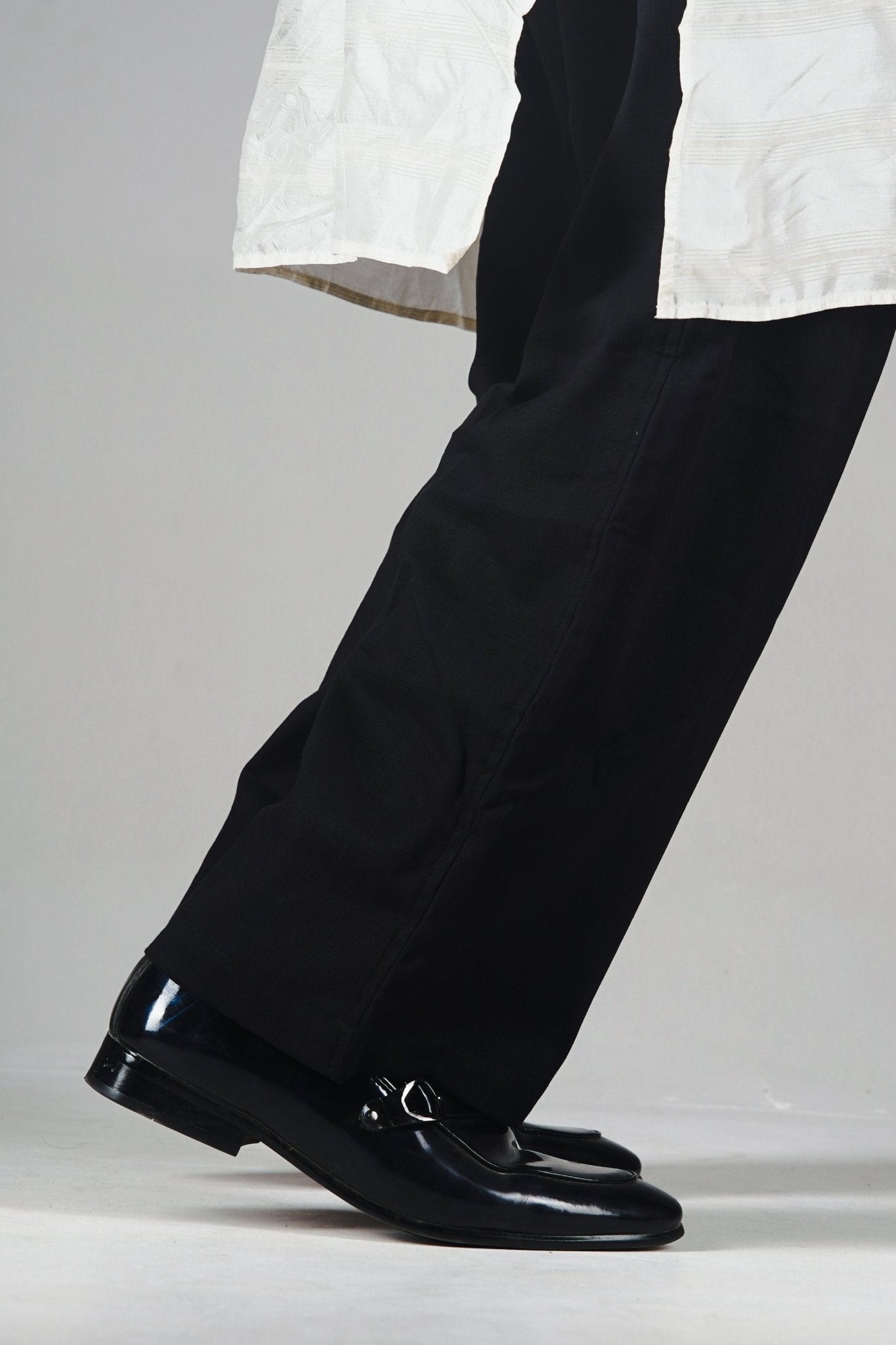 Premium Cotton Loose Fit Pyjamas Black - EID Edition - DEER & DOE