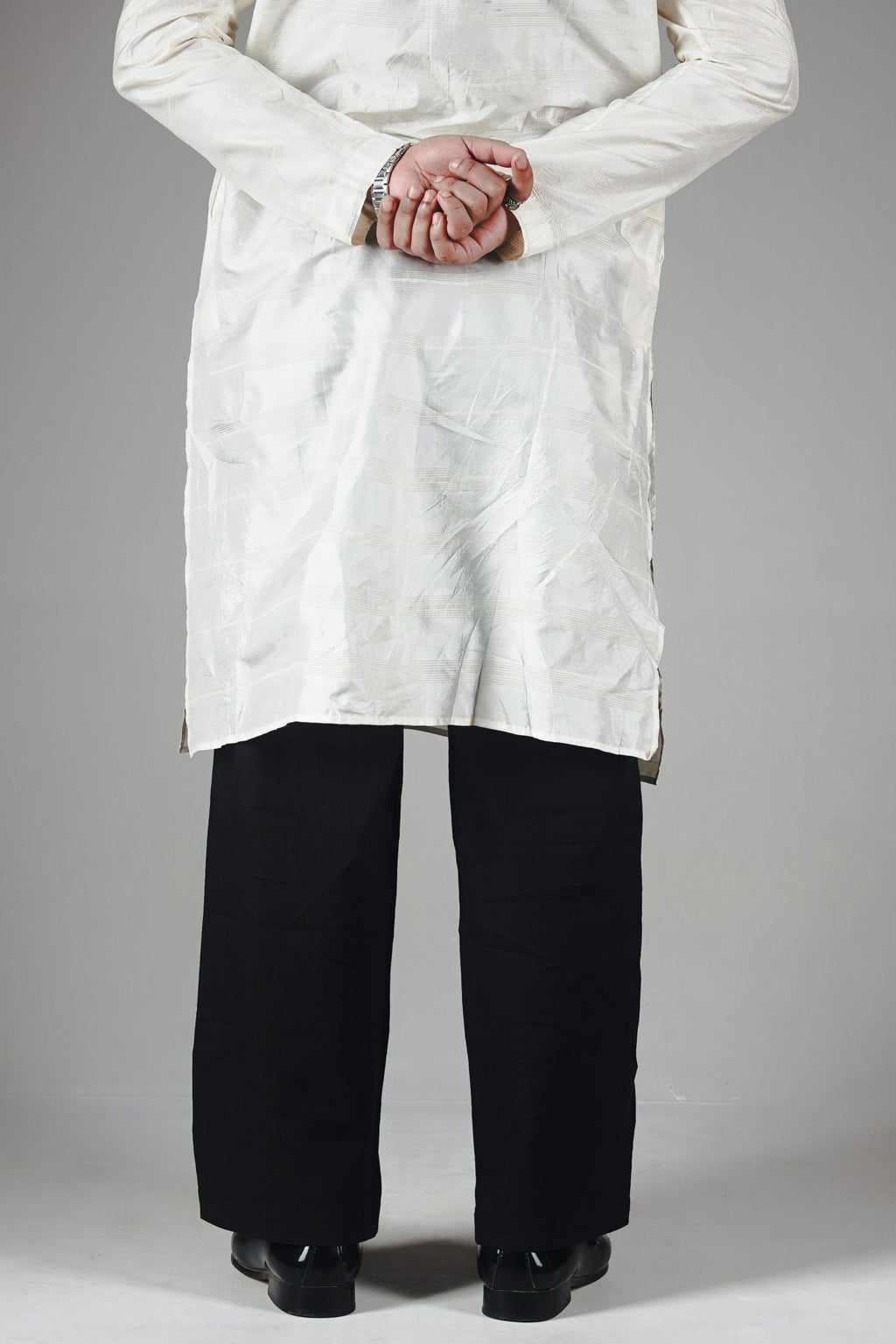 Premium Cotton Loose Fit Pyjamas Black - EID Edition - DEER & DOE
