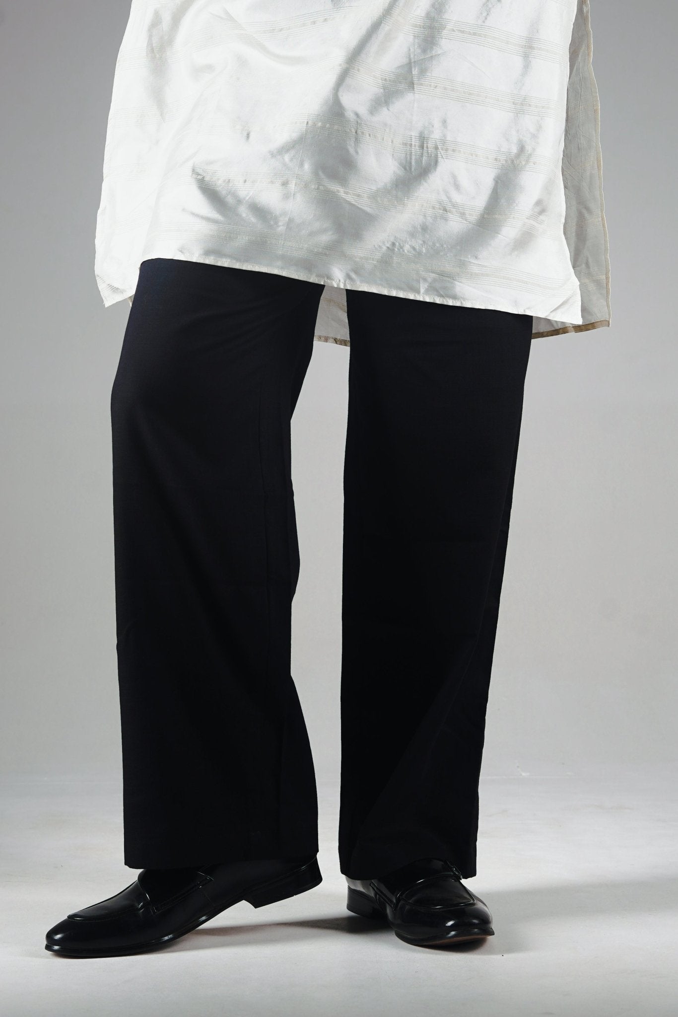 Premium Cotton Loose Fit Pyjamas Black - EID Edition - DEER & DOE