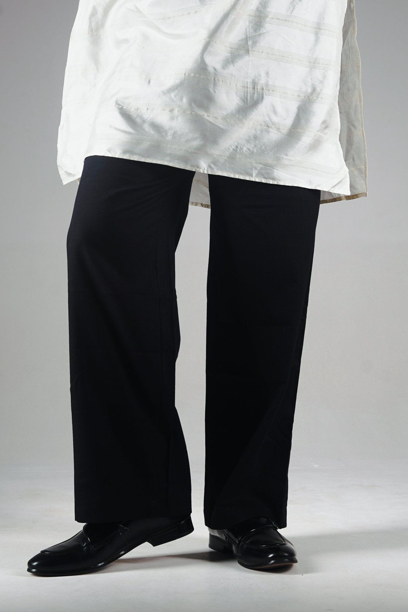 Premium Cotton Loose Fit Pyjamas Black- EID Edition - DEER & DOE