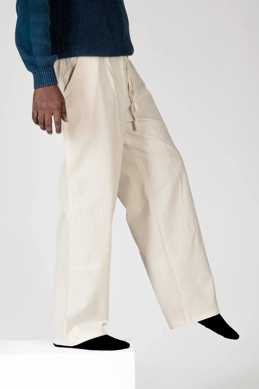 PREMIUM REMI COTTON BAGGY TROUSERS- UNISEX - DEER & DOE