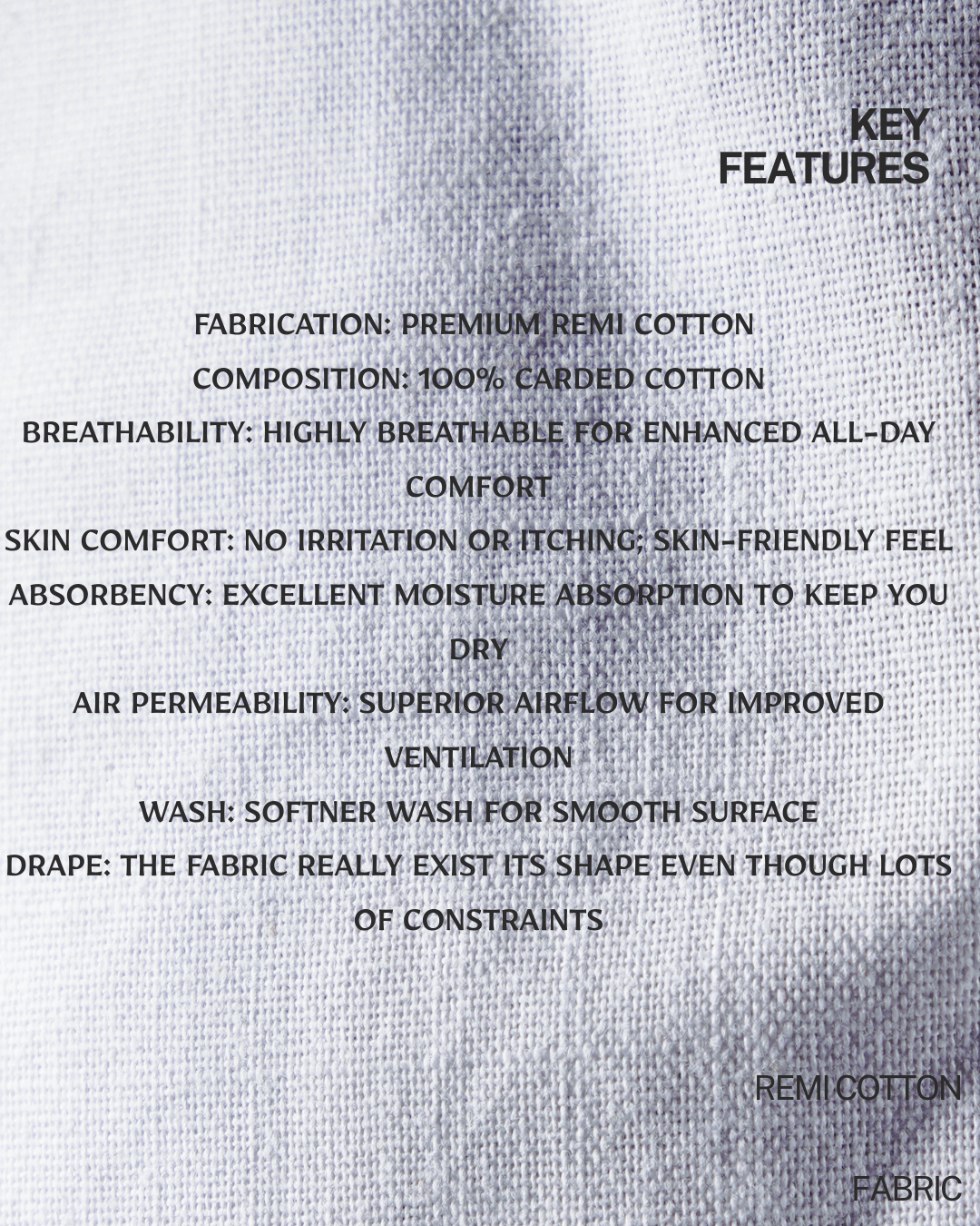 PREMIUM REMI COTTON PYJAMAS - STRAIGHT CUT - REGULAR FIT - WHITE - DEER & DOE